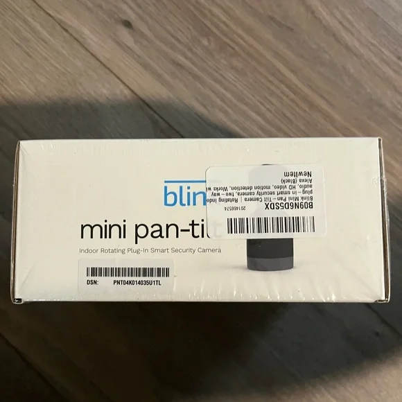 Link Mini Pan Tilt Black Indoor Security Camera